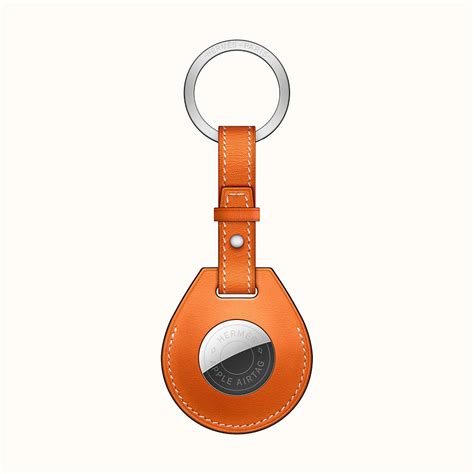 hermes key chain|Hermes airtag keychain.